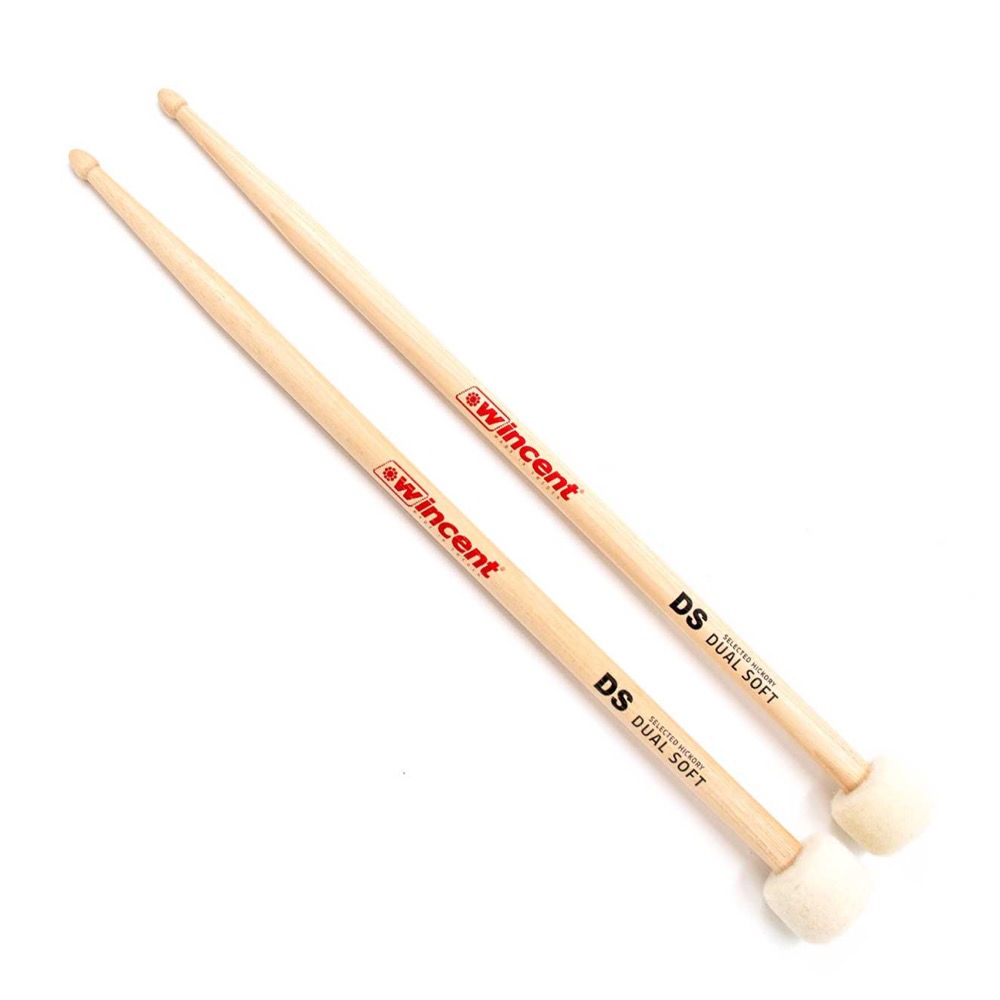 【1ペア】 Wincent ウィンセント W-DS ドラムスティック シンバルマレット
