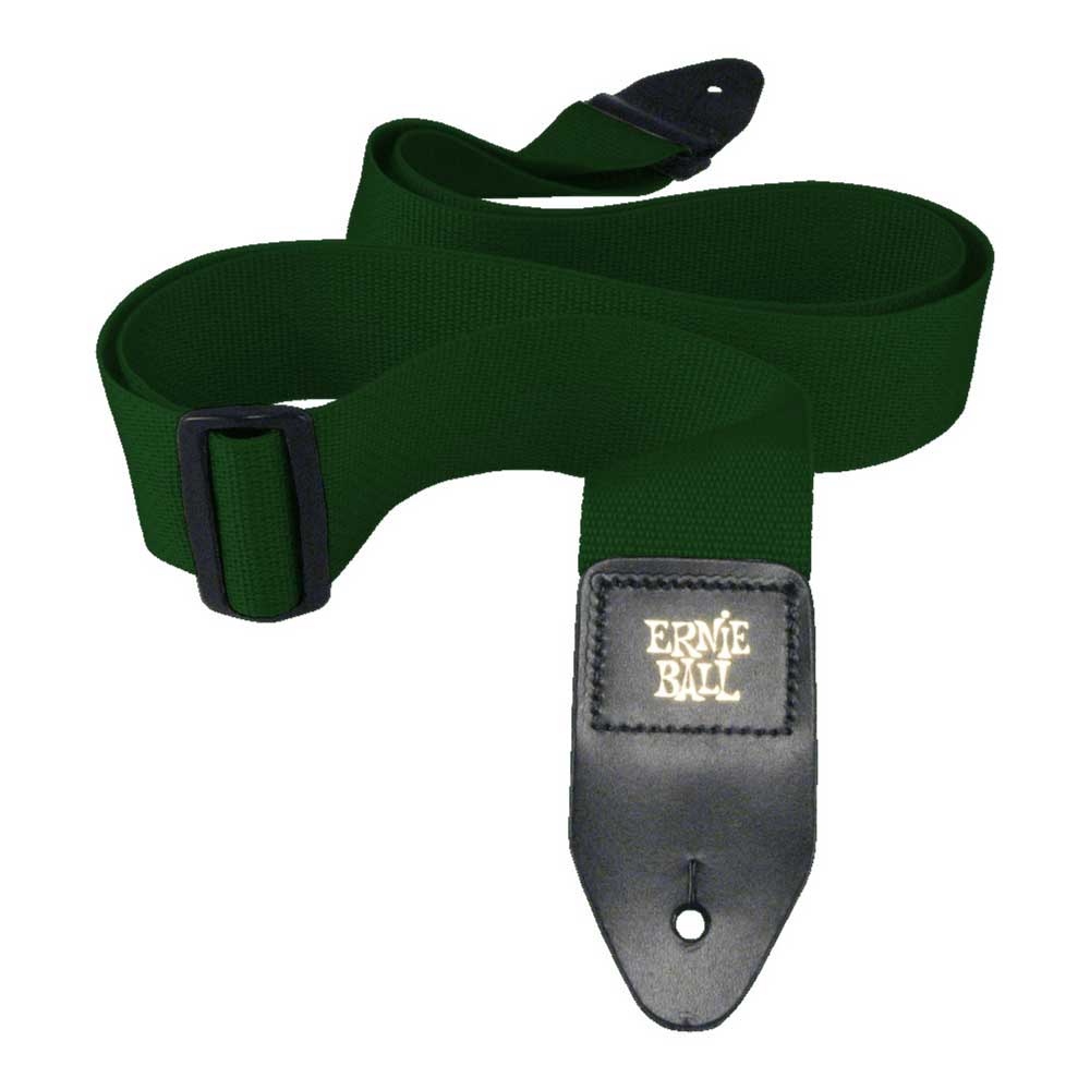 ERNIE BALL POLYPRO STRAPS 4050 Forest green ギターストラップ