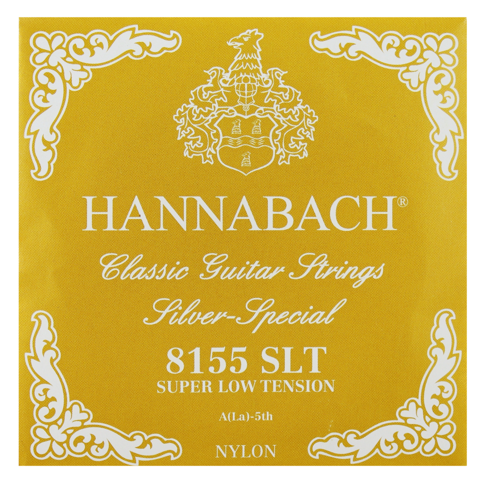 HANNABACH E8155 SLT-Yellow A クラシックギター 5弦用 バラ弦 1本