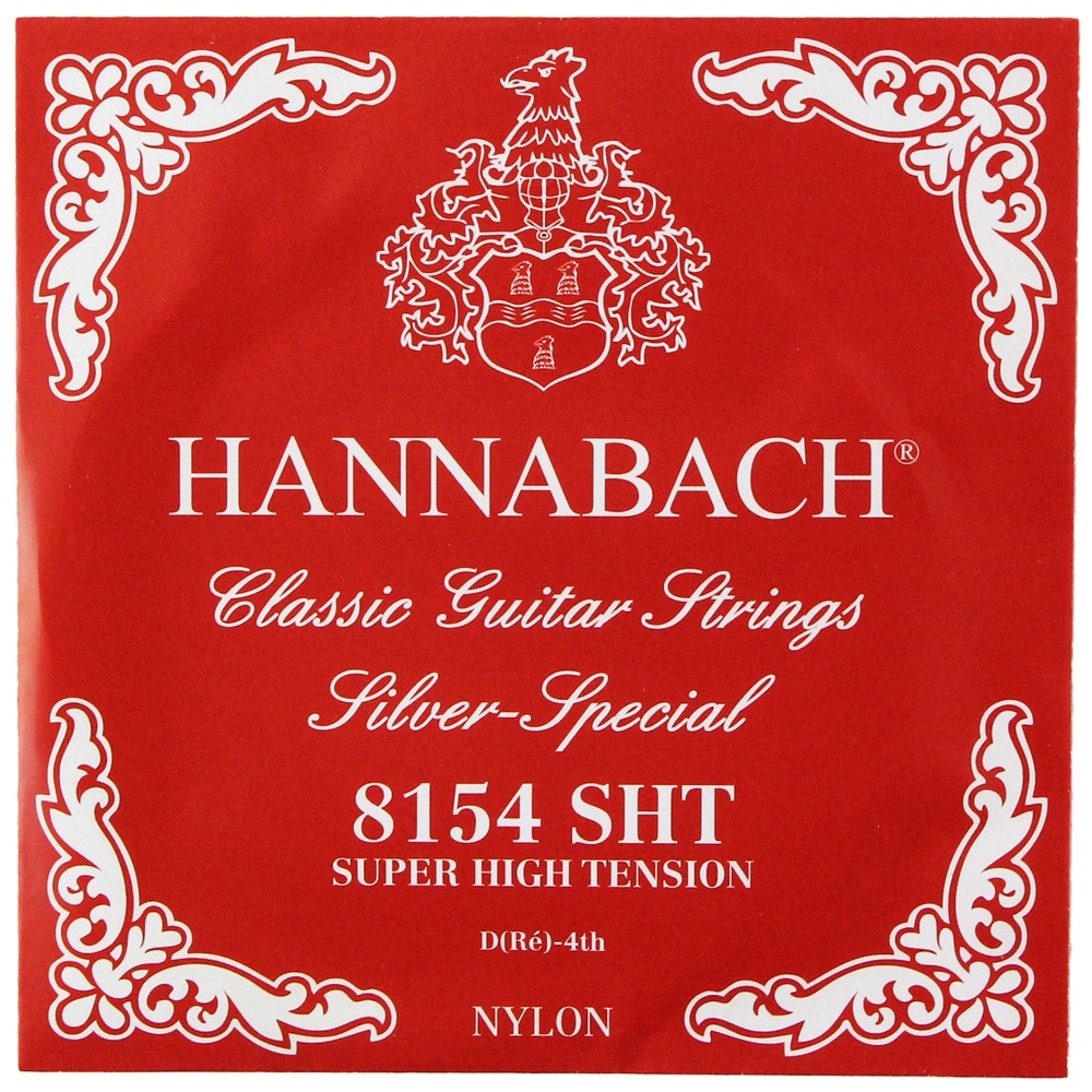 HANNABACH E8154 SHT-Red D 4弦 バラ弦 クラシックギター弦