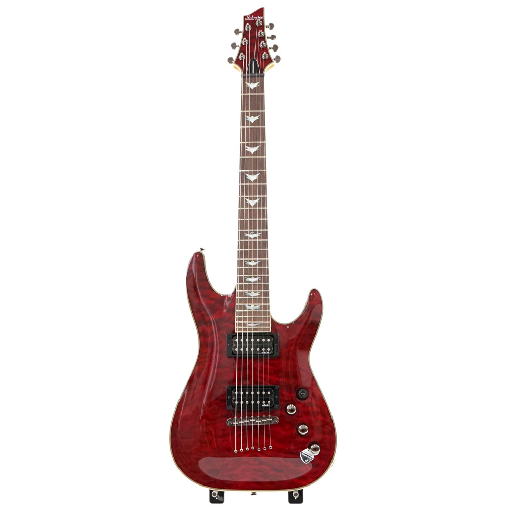 SCHECTER AD-OM7-EXT BCH 7弦エレキギター 正面・全体像