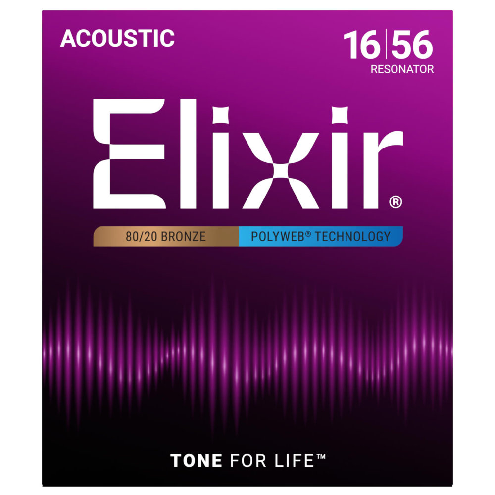ELIXIR 11125 ACOUSTIC POLYWEB Resonator 16-56 アコースティックギター弦
