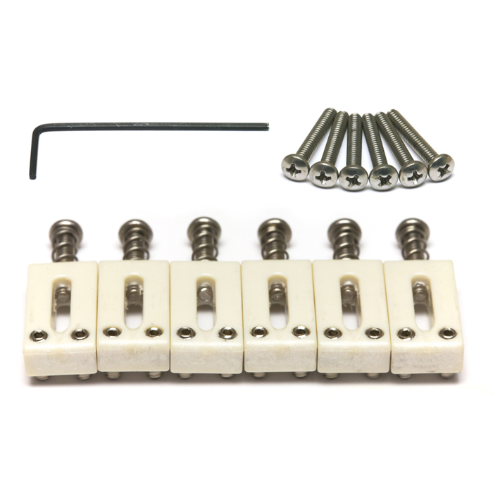 GRAPH TECH PQ-8000-00 TUSQ STRAT&TELE STYLE SADDLES IMPORT SPACED-6 STRINGS ブリッジサドル