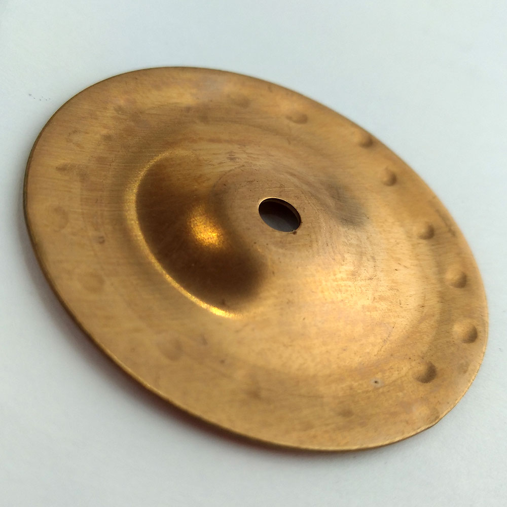 Grover Pro Percussion GV-JPBC タンバリン用別売りジングルパック ベリリウムコパージングル 18枚入り 斜めからの画像