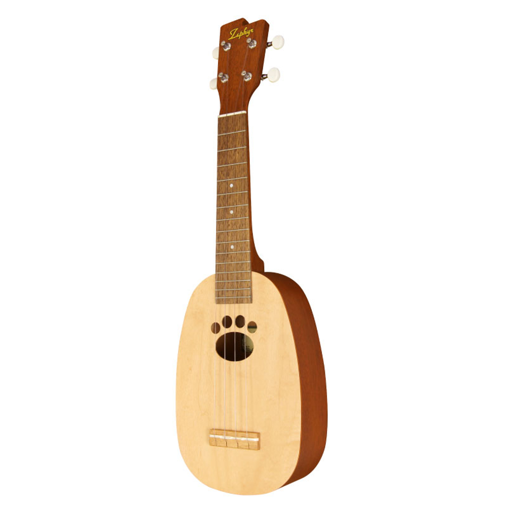 ZEPHYR SP-15-paw ウクレレ 斜めアングル画像