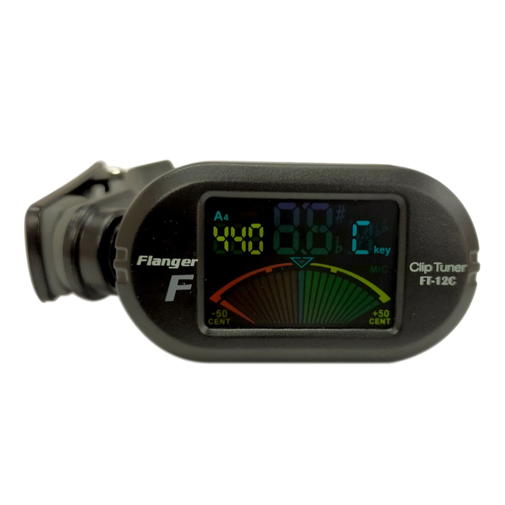 Flanger FT-12C Clip-on Chromatic Tuner カラーディスプレイ クリップチューナー カラーディスプレイ