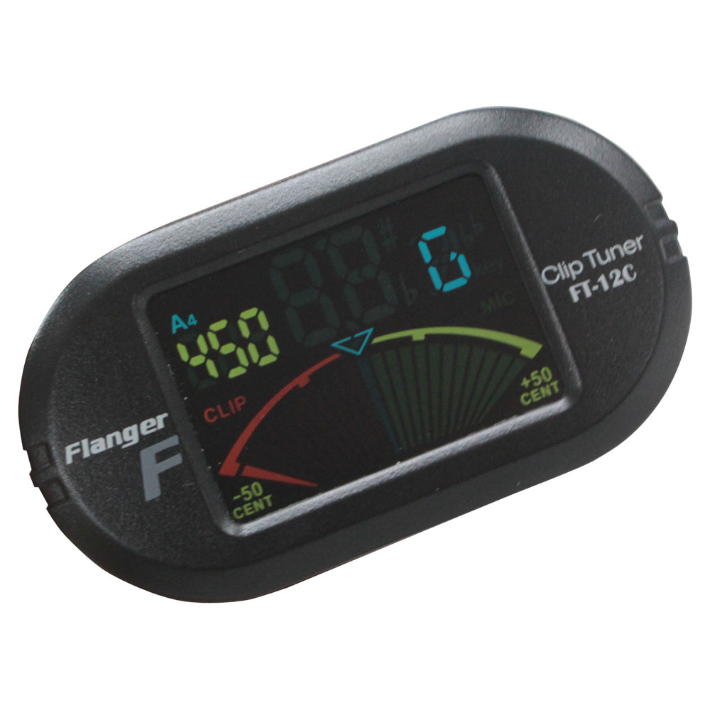 Flanger FT-12C Clip-on Chromatic Tuner カラーディスプレイ クリップチューナー カラーディスプレイ