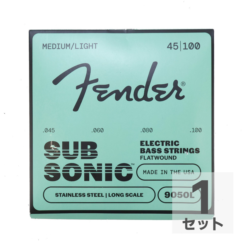 Fender Bass Strings Stainless Steel Flatwound 9050L 45-100 エレキベース弦