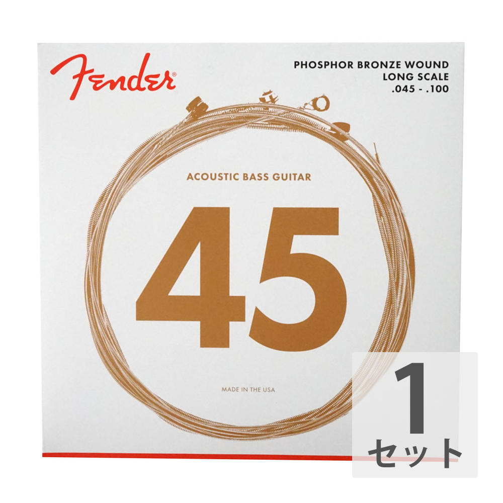 Fender 8060 Acoustic Bass Strings Phosphor Bronze 45-100 アコースティックベース弦