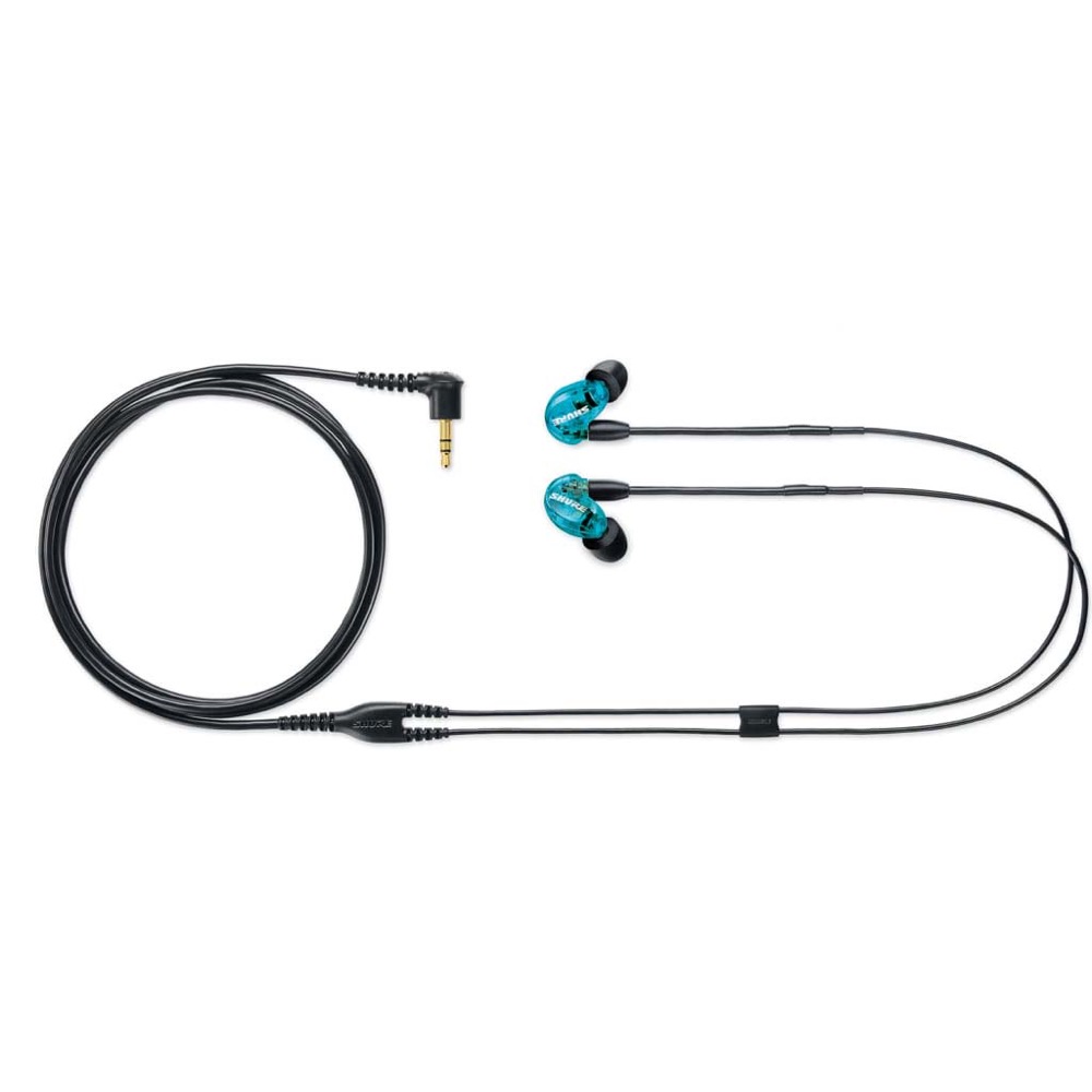 SHURE イヤホン SE215SPE-A Special Edition 高遮音性イヤホン SE215 スタンダードケーブル イヤモニ イヤモニ型イヤホン SHURE 215 全体像
