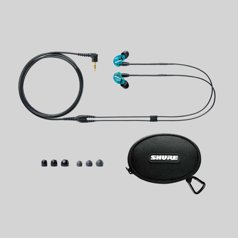 SHURE イヤホン SE215SPE-A Special Edition 高遮音性イヤホン SE215 スタンダードケーブル イヤモニ イヤモニ型イヤホン SHURE 215 製品内容