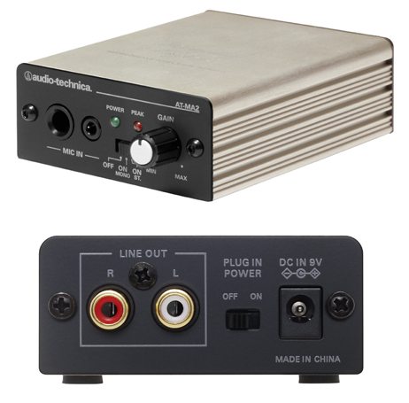 AUDIO-TECHNICA(オーディオテクニカ) AT-MA2 マイクプリアンプ