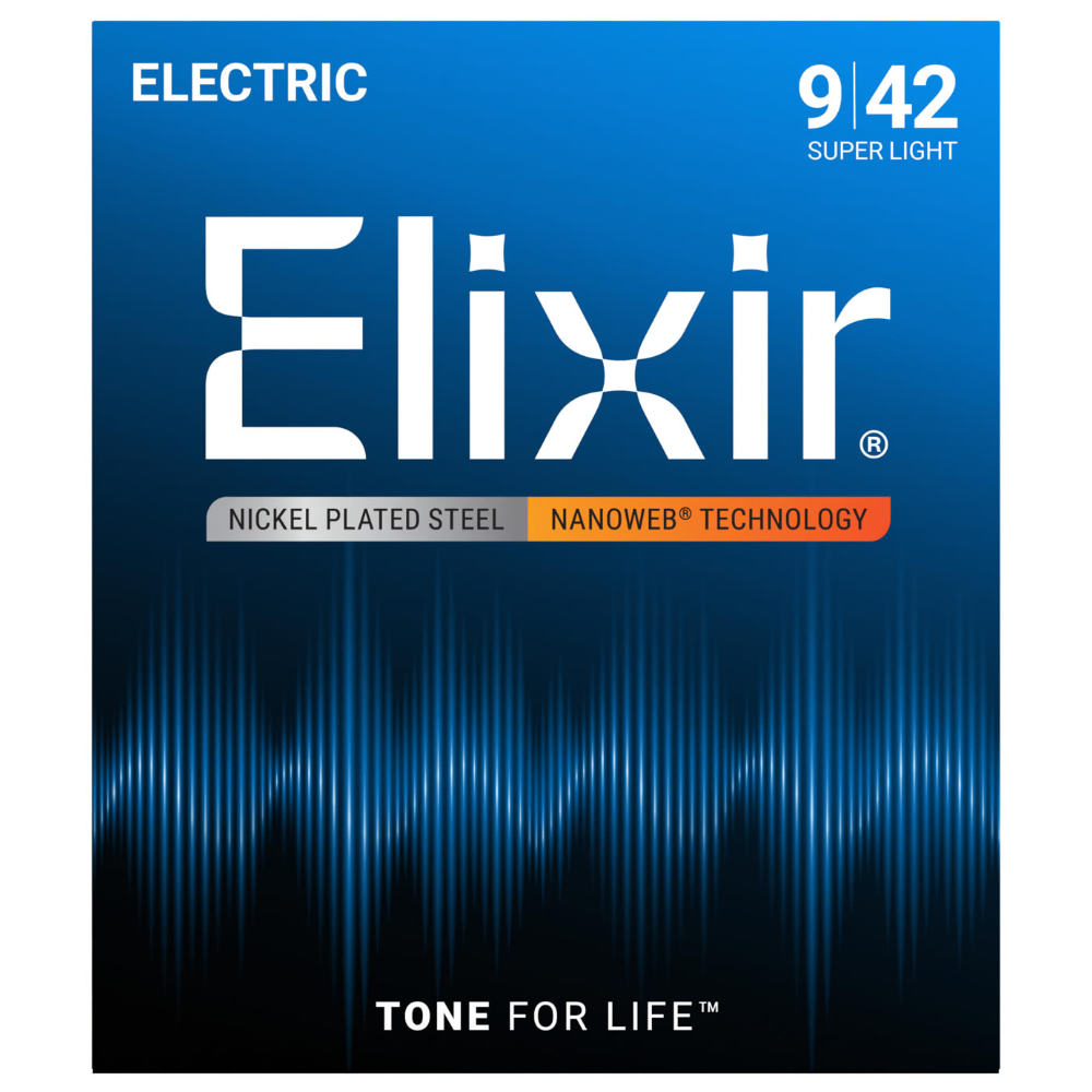 ELIXIR 12002 NANOWEB Super Light 09-42 エレキギター弦