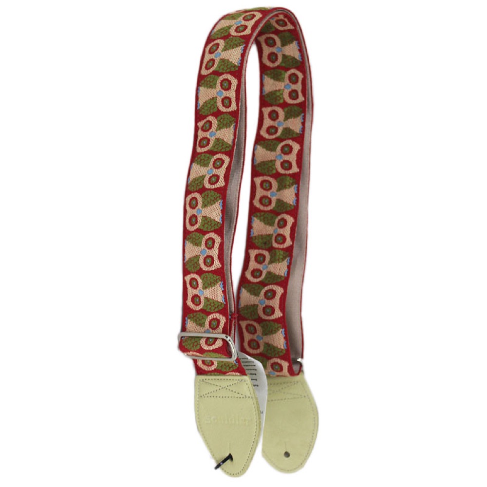 Souldier straps Owls CM/GR on RD ギターストラップ