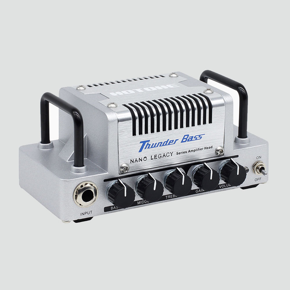 HOTONE Thunder Bass NANO LEGACY 小型ベースアンプ ヘッド 右サイドからのスラント