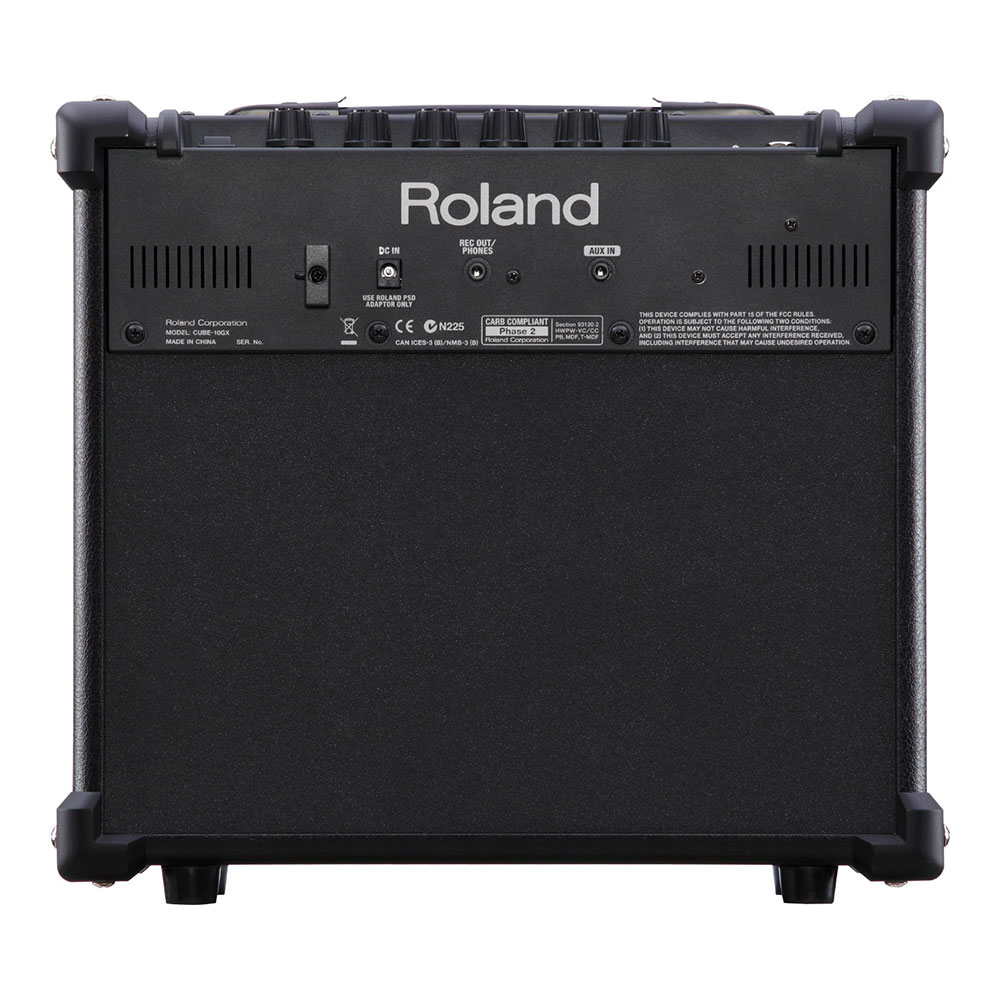 ギターアンプ ローランド ROLAND CUBE-10GX 小型ギターアンプ コンボ エレキギター アンプ 背面