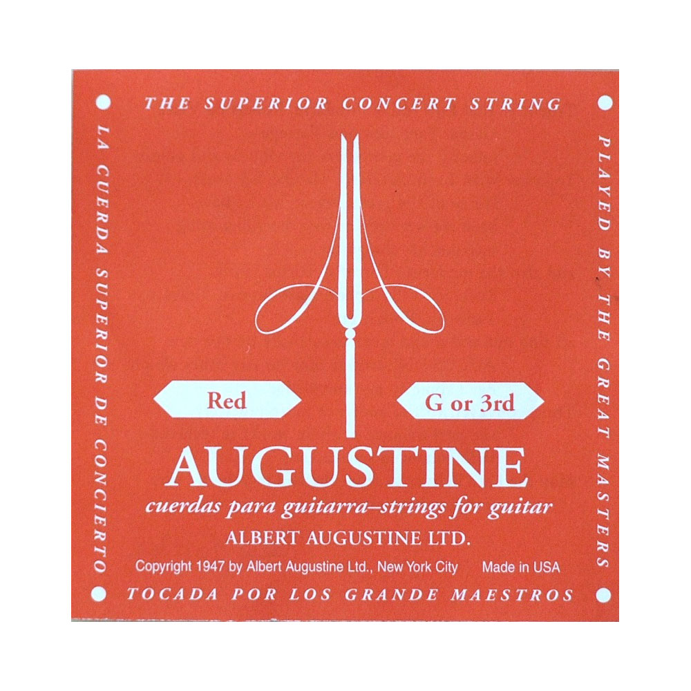 AUGUSTINE RED 3弦 クラシックギター弦 バラ弦