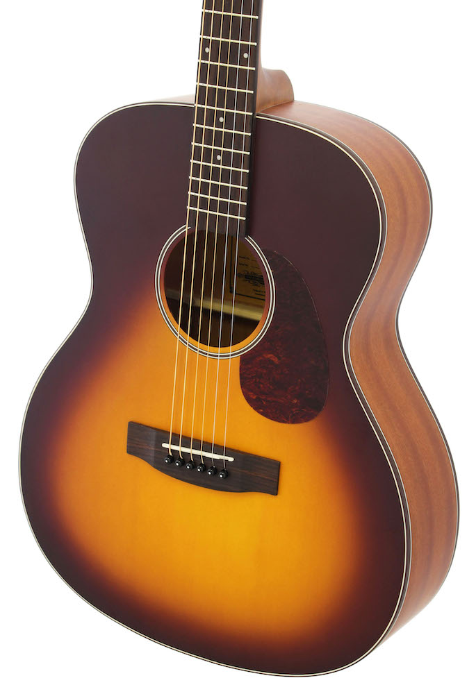 ARIA Aria-101 Auditorium MTTS アコースティックギター 全体を艶消し塗装で仕上げたアコースティックギター。ボディの画像。