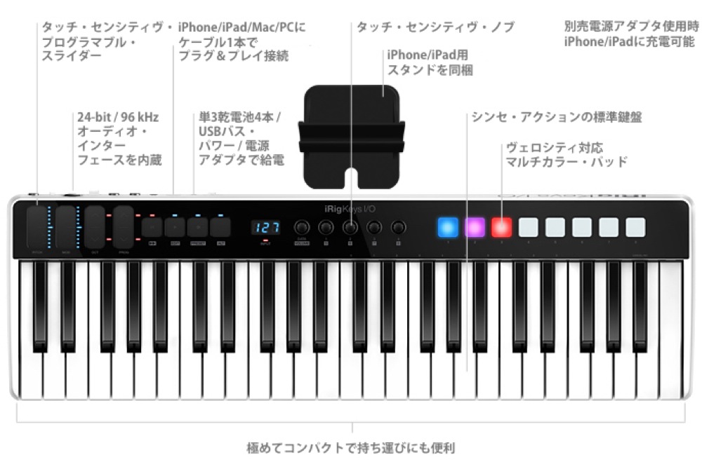 すべてを備えた音楽制作ステーション いつでも、どこでも、創作活動を