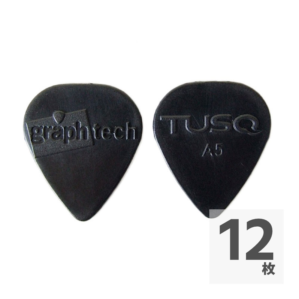 GRAPH TECH A5 1.00mm PQP-0100-B36 ×12枚 TUSQ PICK Black ピック
