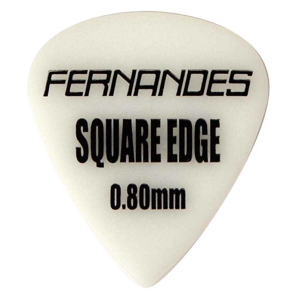 FERNANDES P-100SQA 0.8mm SW SQUARE EDGE ×10枚 ギターピック