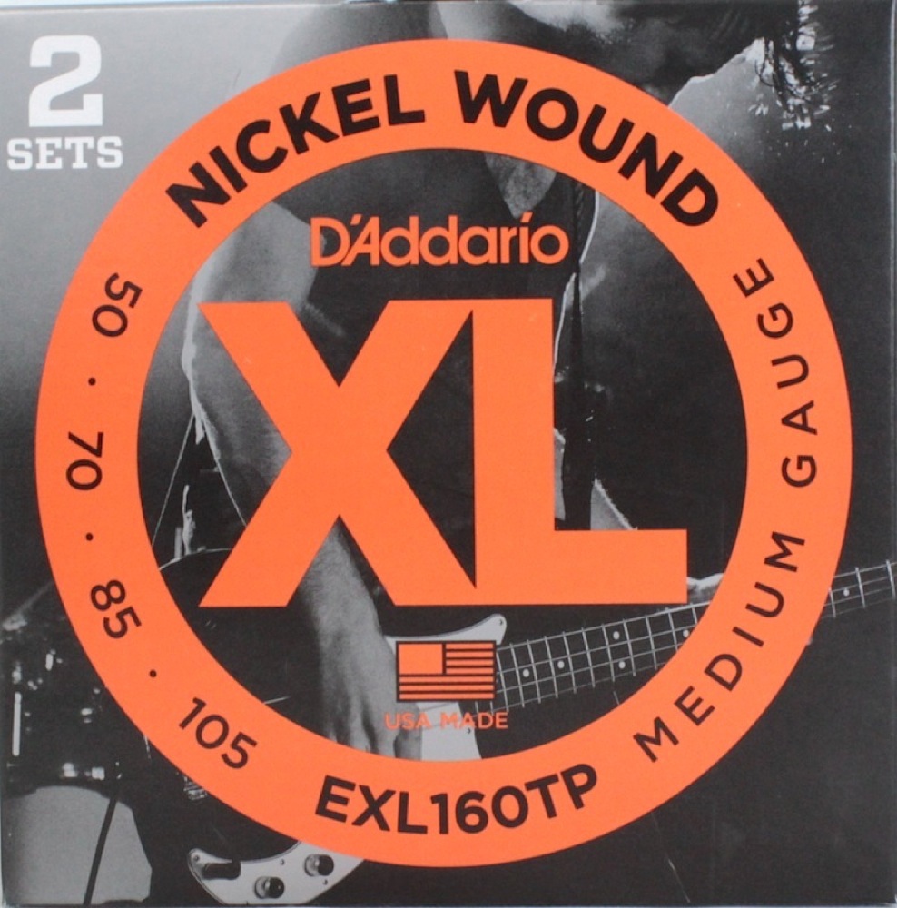 D'Addario EXL160TP×5PACK エレキベース弦