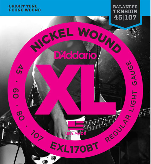 D'Addario EXL170BT Regular Light 45-107×5SET エレキベース弦
