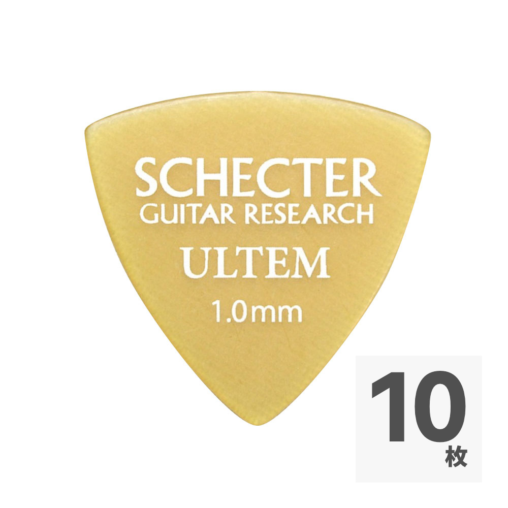 SCHECTER SPD-10-UL サンカク型 1.0mm ウルテム ギターピック×10枚
