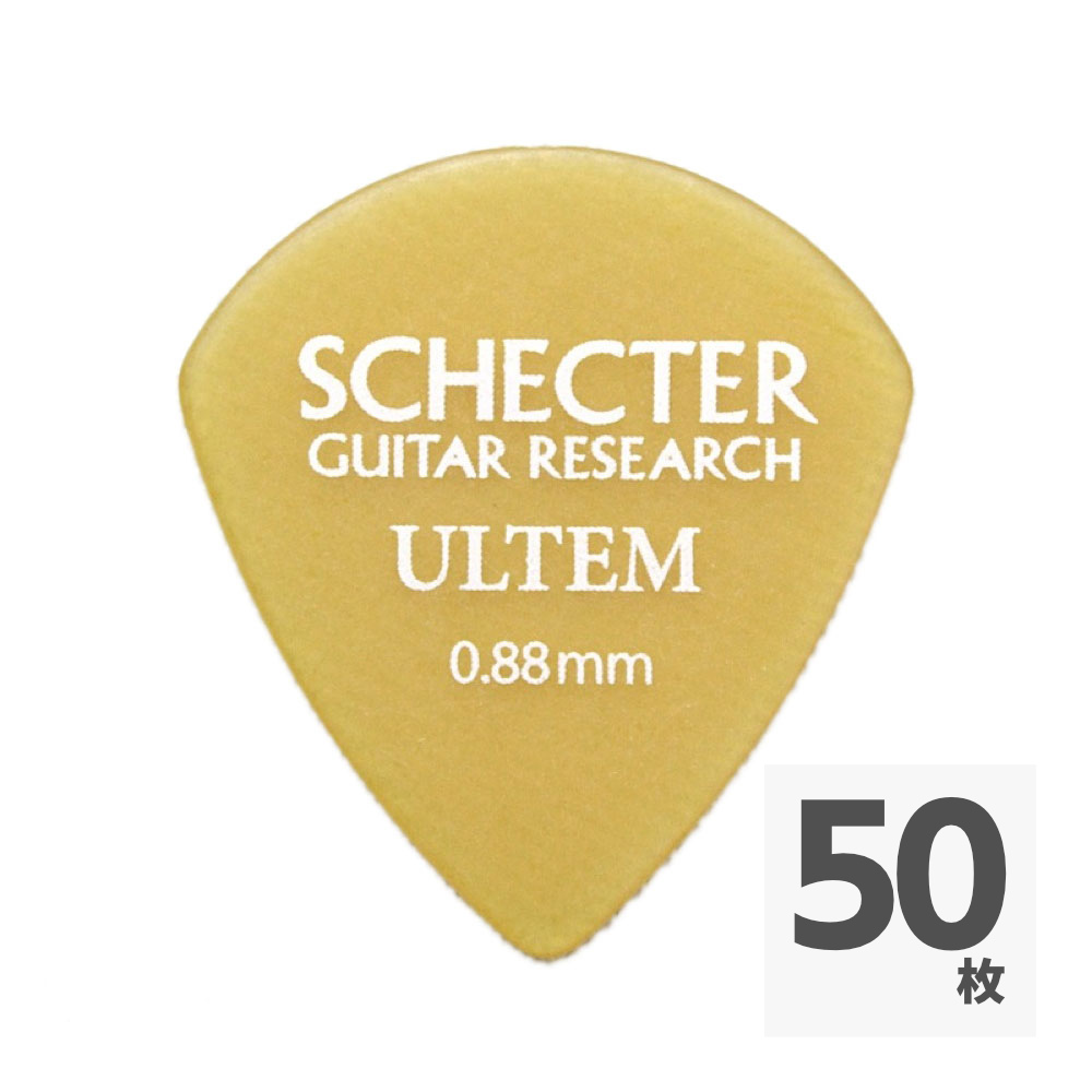 SCHECTER SPJ-88-UL JAZZタイプ 0.88mm ウルテム ギターピック×50枚