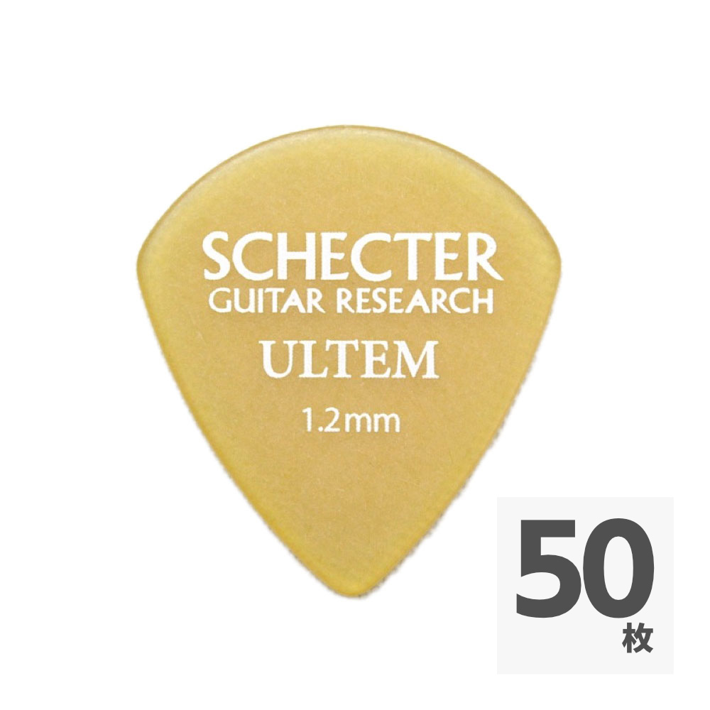 SCHECTER SPJ-12-UL JAZZタイプ 1.2mm ウルテムピック×50枚