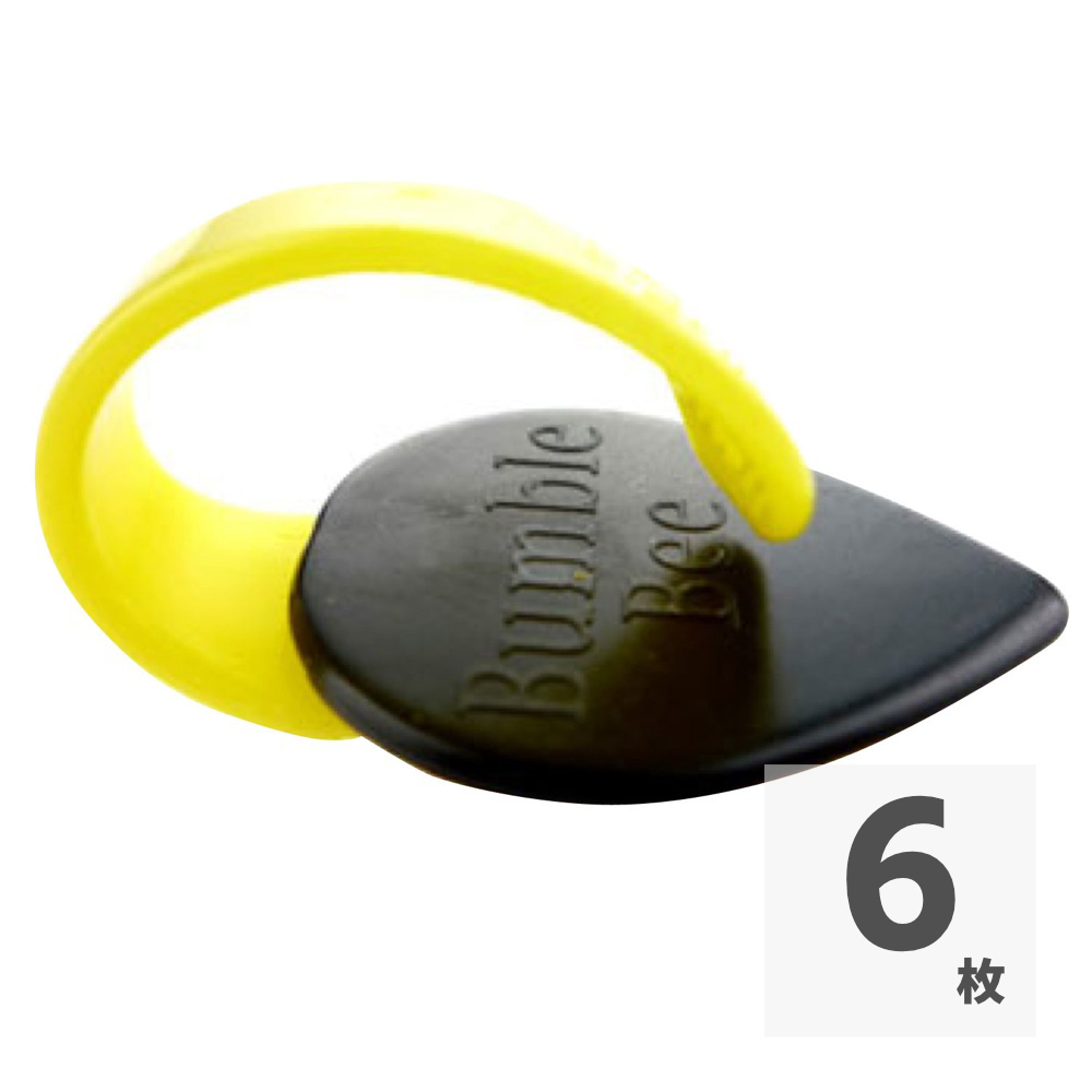 Fred Kelly Delrin Bumblebee Jazz Pick Light バンブルビー ピック×6枚セット