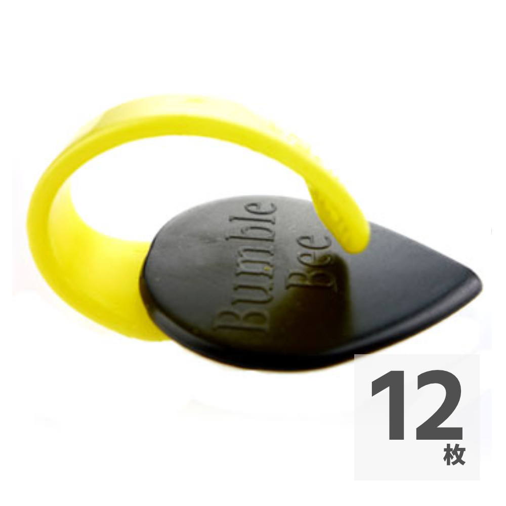 Fred Kelly Delrin Bumblebee Jazz Pick Heavy バンブルビーピック×12枚セット