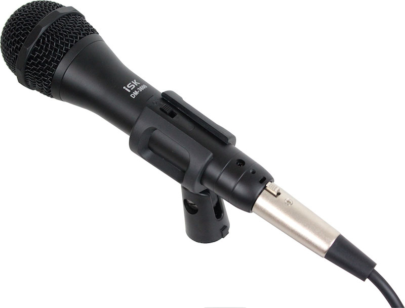 iSK DM-3600 ボーカル用マイク 5Mケーブル付き ダイナミックマイク 3本セット
