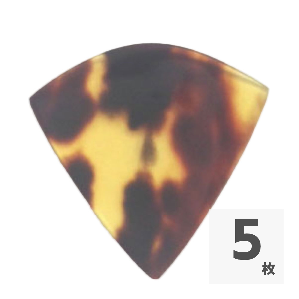 PICK BOY GP-AS/TT/BLK1 1.2mm ブラックナイト 本鼈甲ピック×5枚セット