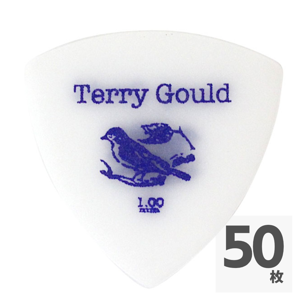 PICK BOY GP-TG-RS/100 テリーゴールド サンドグリップ トライアングル 1.00mm ギターピック×50枚