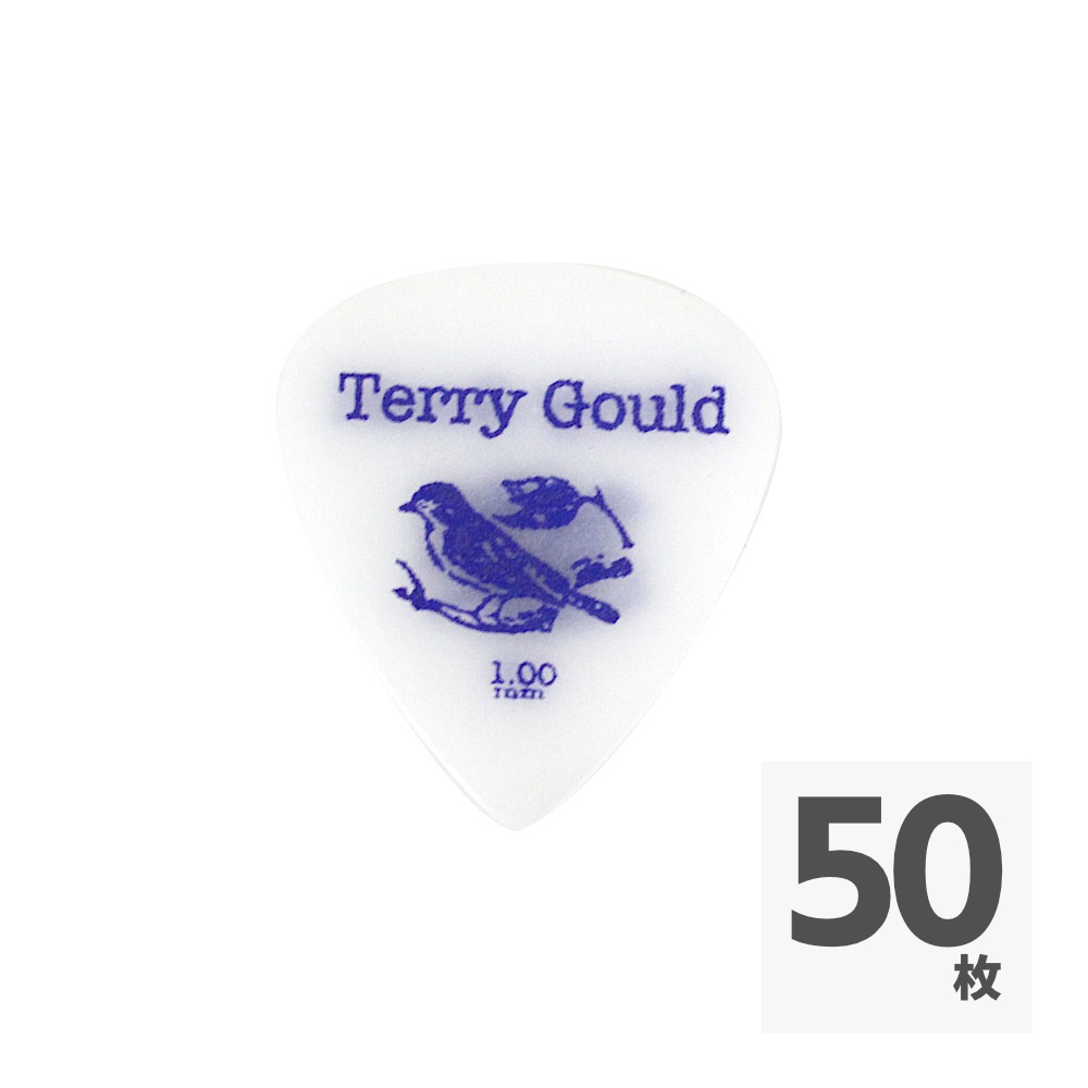 PICK BOY GP-TG-TS/100 テリーゴールド サンドグリップ ティアドロップ ギターピック 1.00mm ×50枚