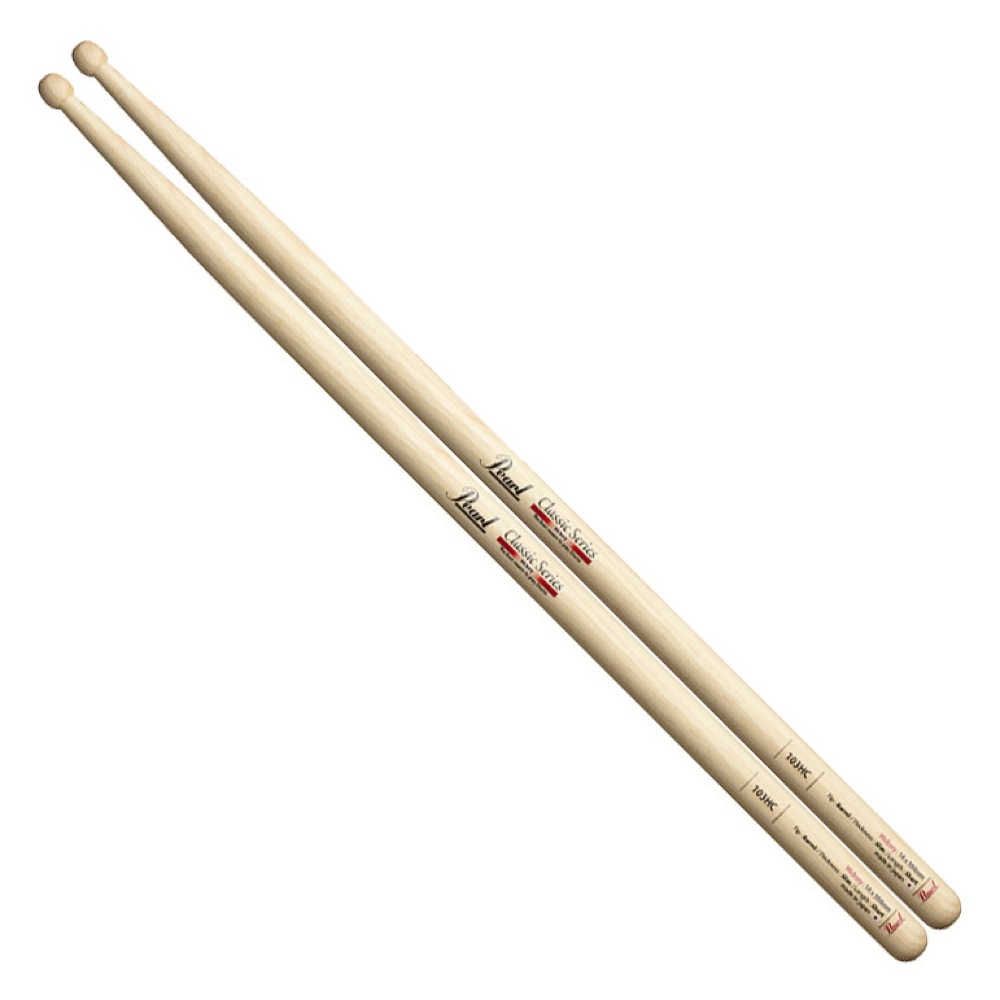 Pearl 103HC ヒッコリー ドラムスティック×12セット
