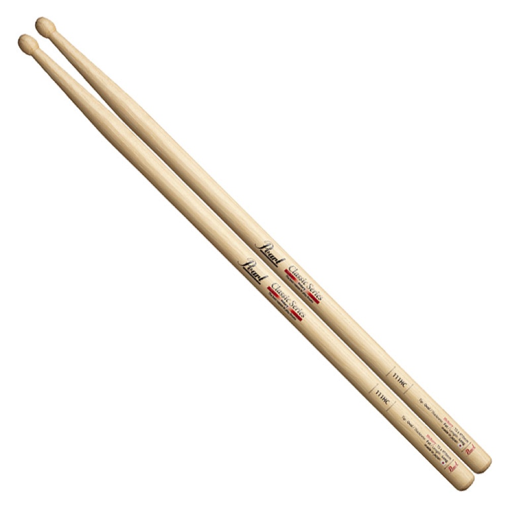 Pearl 111HC ヒッコリー ドラムスティック×3セット