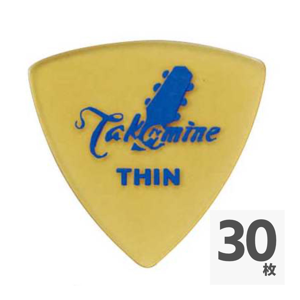 TAKAMINE P5 THIN ウルテム トライアングルピック×30枚
