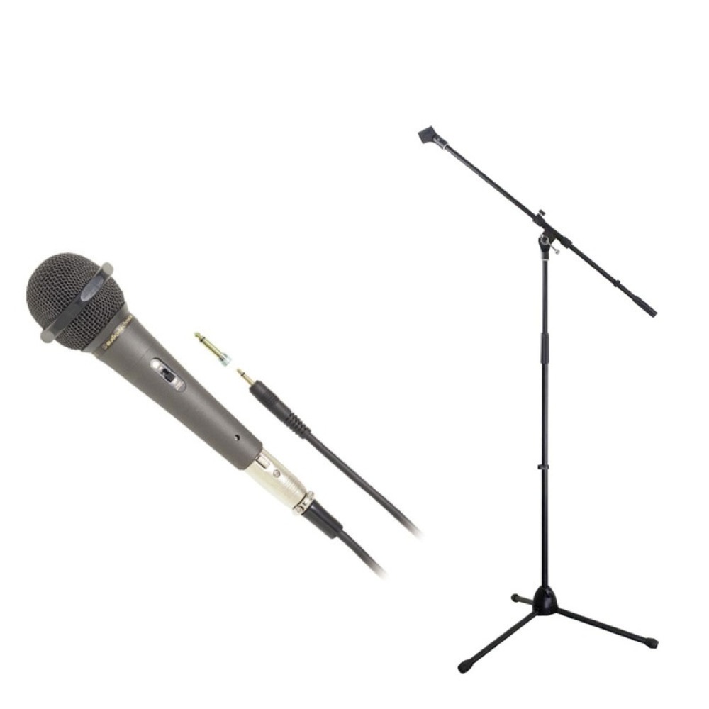 AUDIO-TECHNICA AT-X11 ダイナミックボーカルマイクロホン Dicon Audio マイクスタンド 2点セット