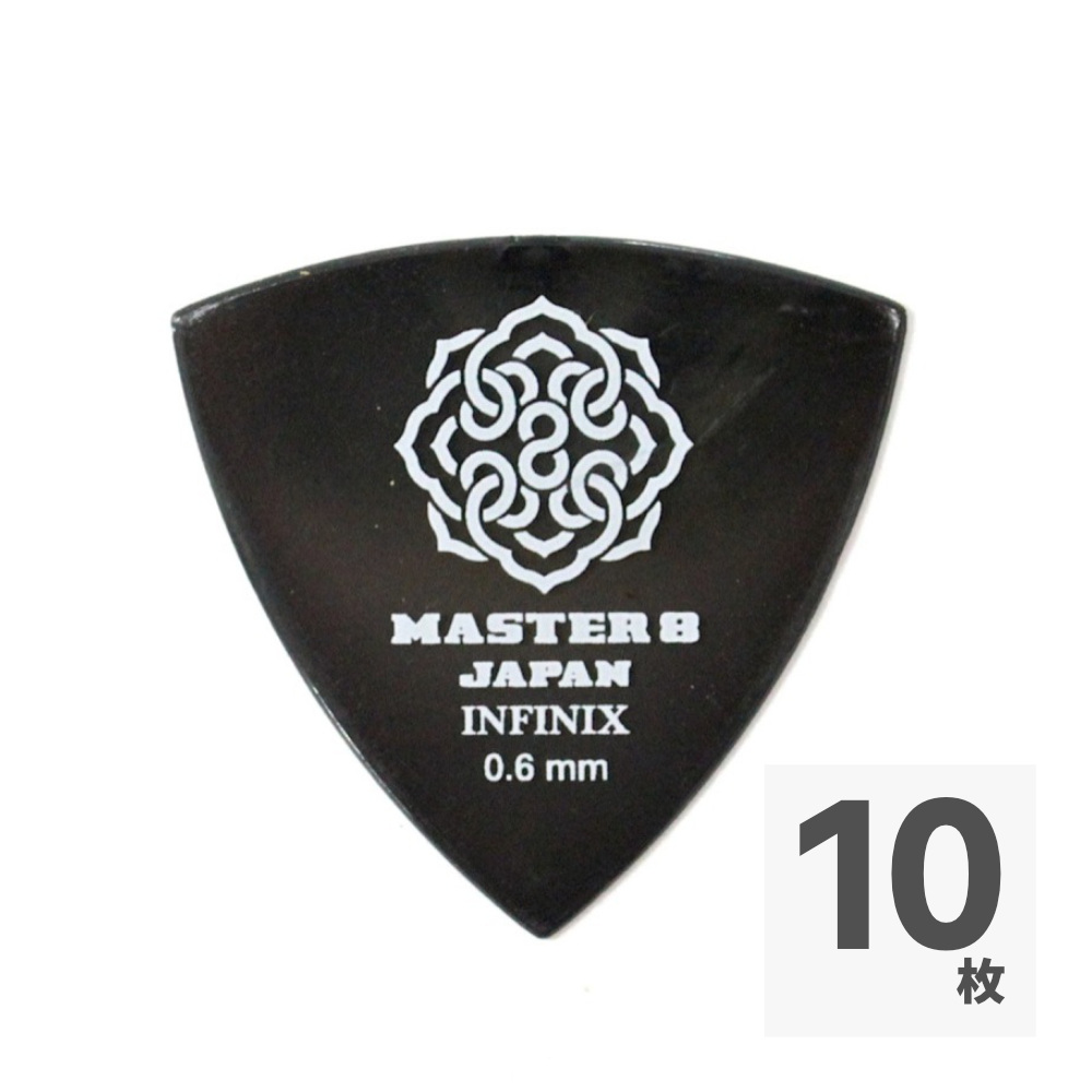 MASTER 8 JAPAN IF-TR060 INFINIX TRIANGLE 0.6mm ピック×10枚