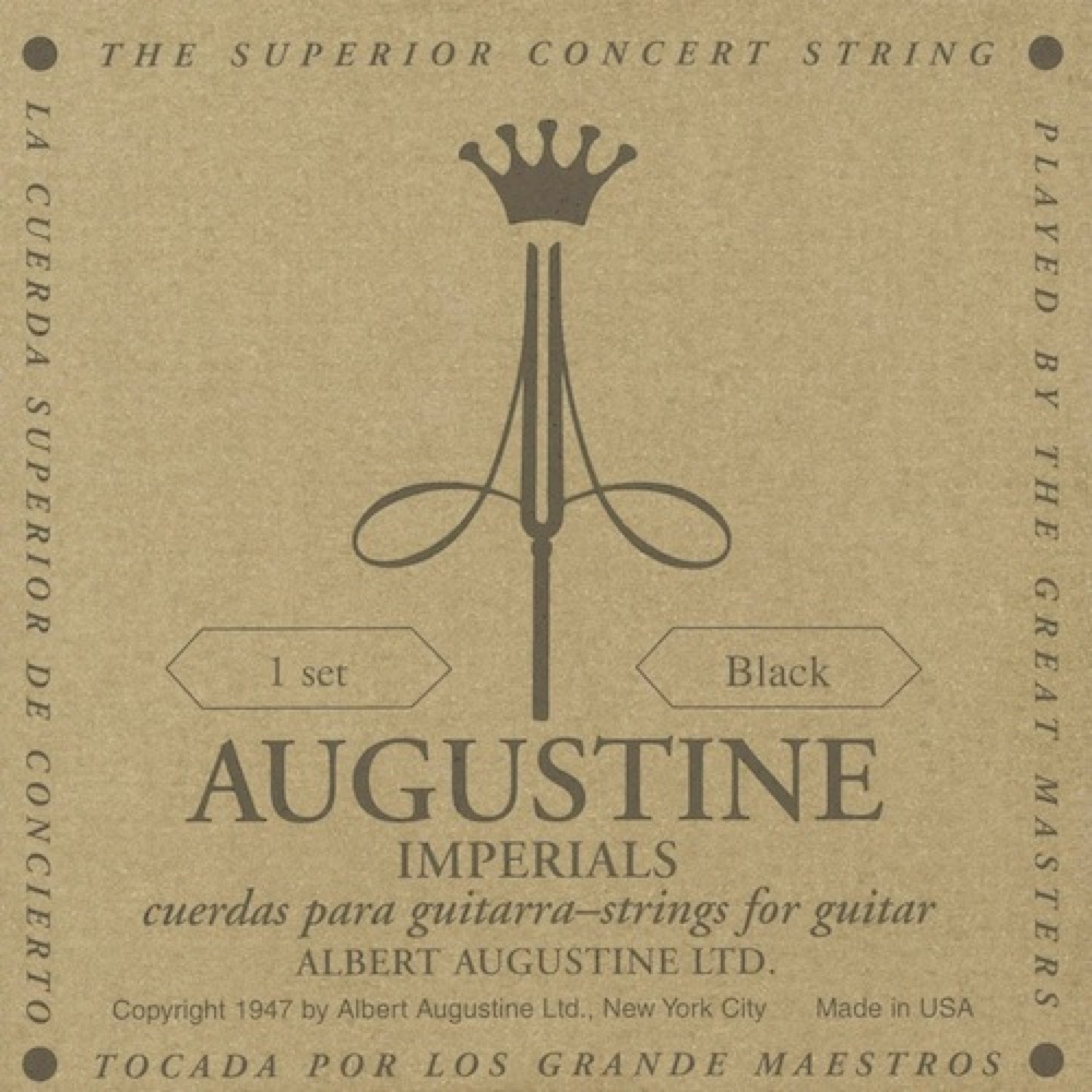 AUGUSTINE IMPERIAL BLACK SET クラシックギター弦×3セット