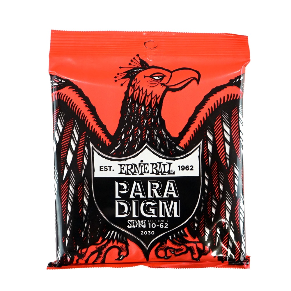 ERNIE BALL 2030 Paradigm Skinny Top Heavy Bottom Slinky 7-String 10-62 7弦用 エレキギター弦×6セット