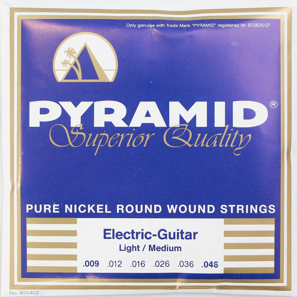 PYRAMID STRINGS EG Pure Nickel 009-046 エレキギター弦×3セット
