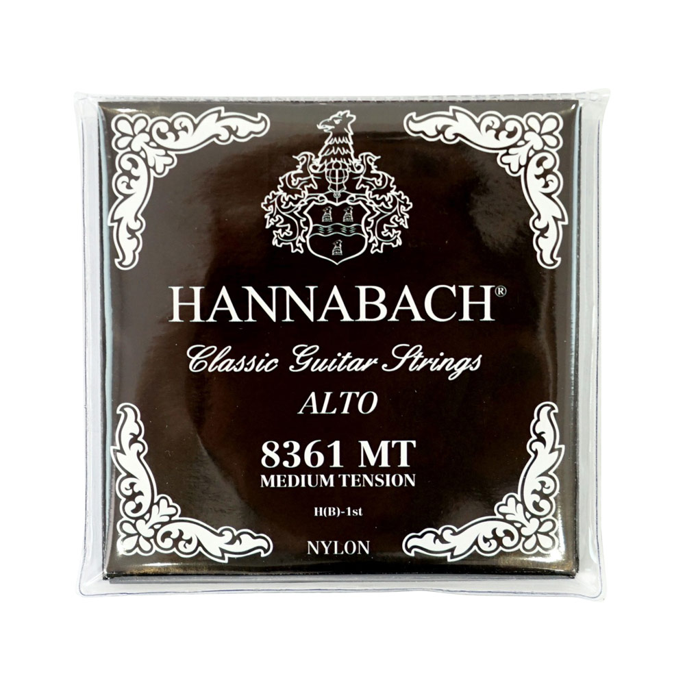 HANNABACH SET836MT ミディアムテンション アルトギター弦×12セット