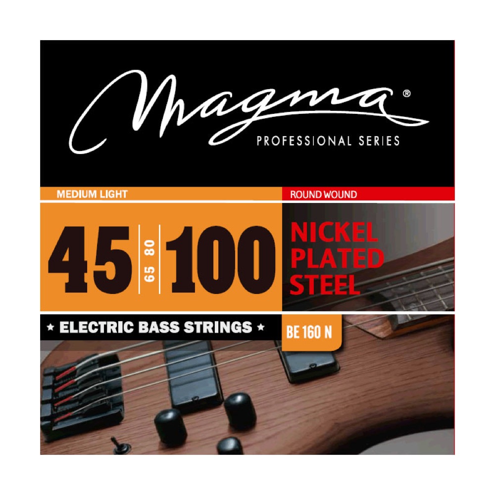 Magma Strings BE160N 45-100 4-String Nickel Plated Steel ベース弦×2セット
