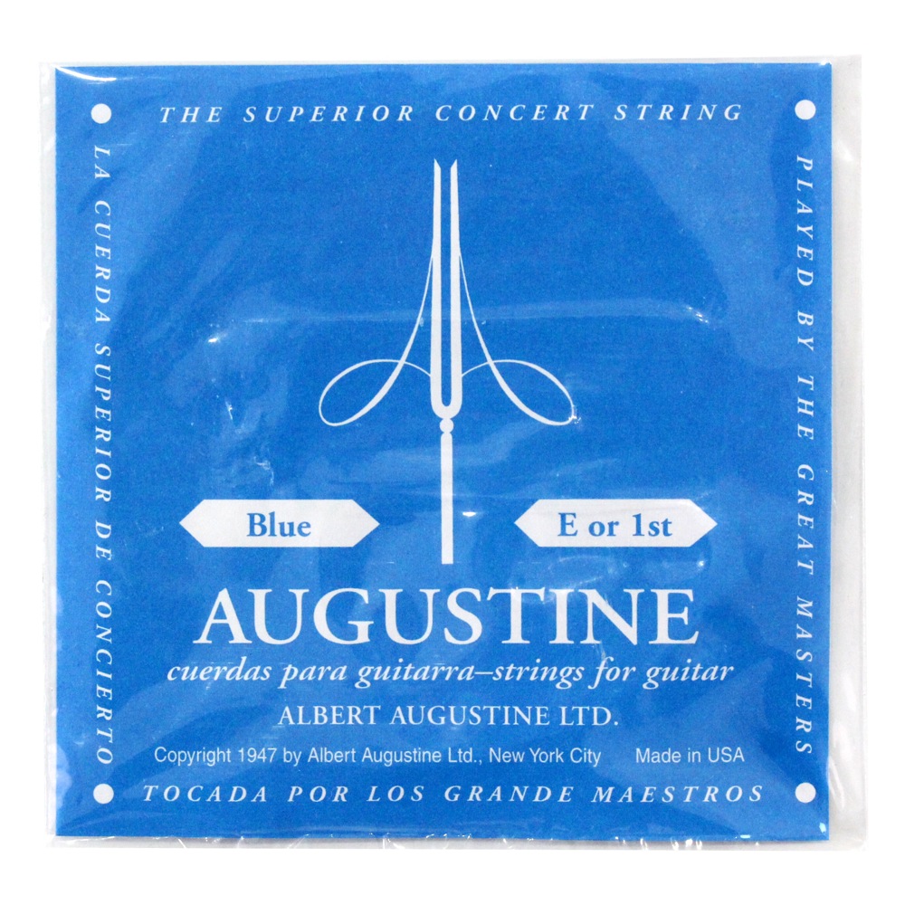 AUGUSTINE BLUE 1弦 クラシックギター弦×2本