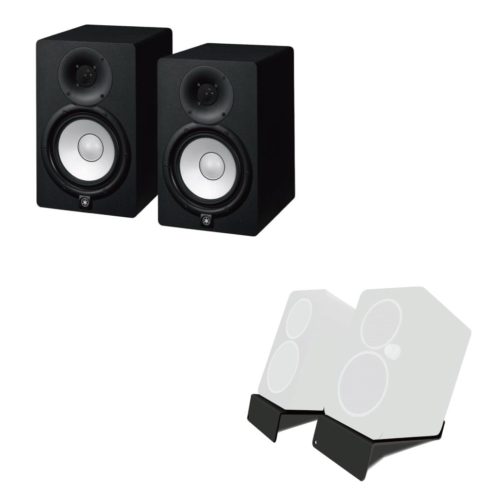 YAMAHA HS7 パワードスタジオモニタースピーカー×2本 ＆ KIKUTANI MO-SPS-Z モニタースピーカースタンド