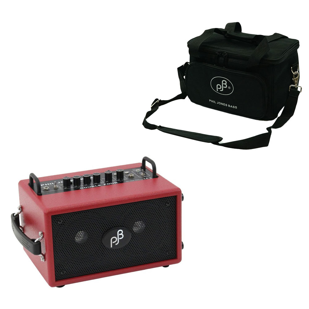 PHIL JONES BASS Double Four BG-75 RED ベースアンプ BG-75 専用キャリングバッグ付き 2点セット