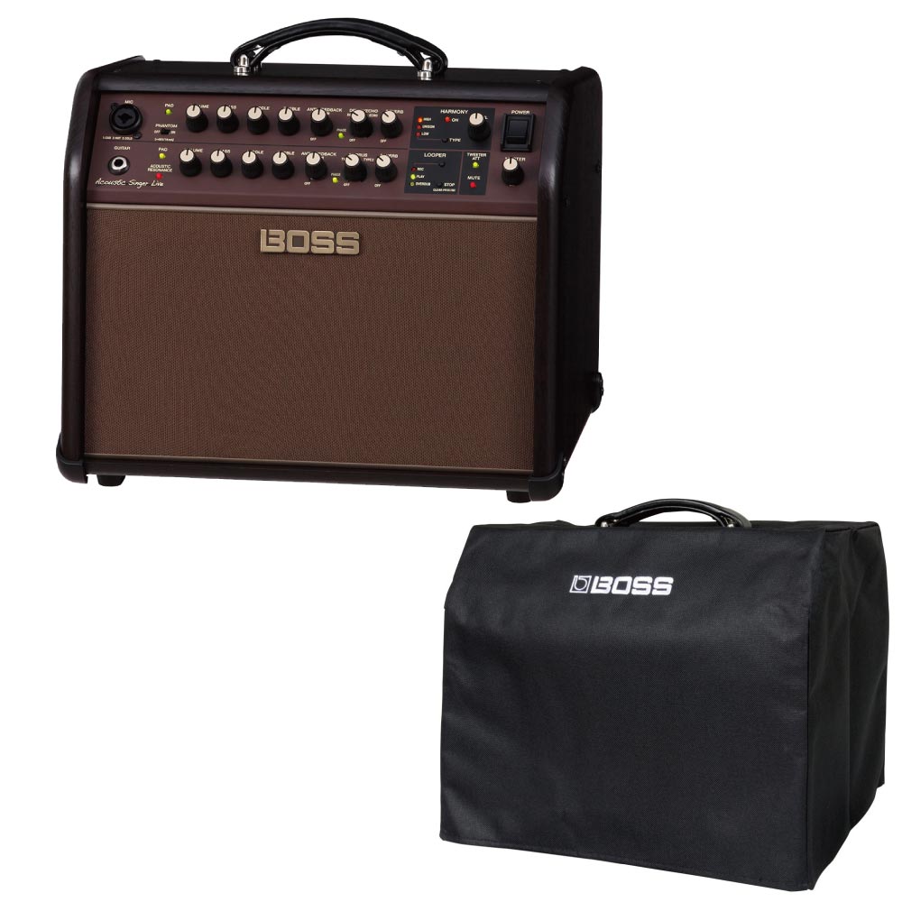 BOSS ACS-LIVE Acoustic Singer LIVE アコースティックギター用アンプ 純正アンプカバー付き 2点セット